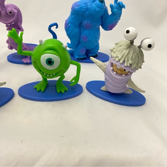 Disney Pixar Monsters Inc University Toy Figures Cake Toppers Lot of 6 - Picture 9 of 11